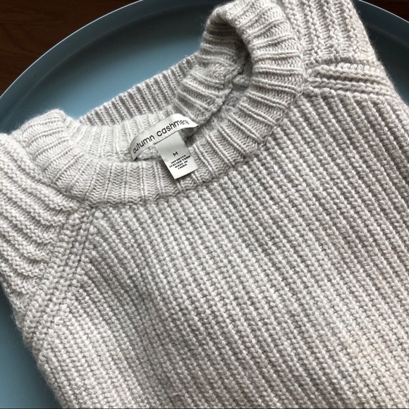 Autumn cashmere gray sweater
